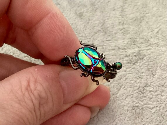 Superb New Swarovski Beetle Ring Size 56 - Etsy Superb New Swarovski Beetle Ring Size 56 - Etsy