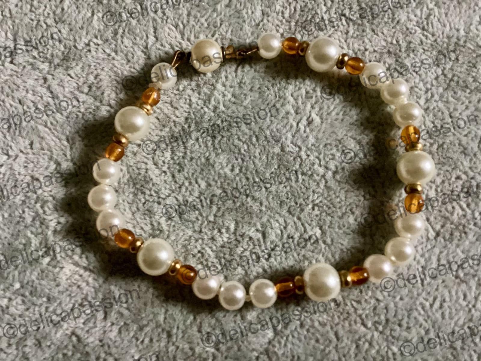 Bracelet Perles Topaze Blanche 2-3 Mm - Perles Facettées - Réglable à Nouer - Fait Main En Inde