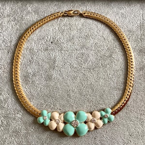 Vintage 1997 necklace from Laurabelle French brand superb very rare piece!