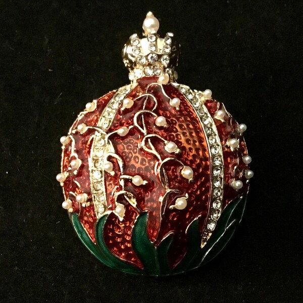 Pomegranate Embroidery Brooch main image 0