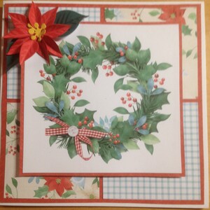 Une carte de Noël moderne