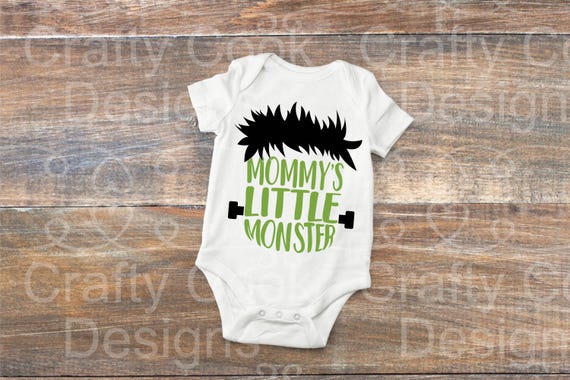 Mommy's Little Monster| Halloween Onesie| First Halloween| Frankenstein Baby| Infant Bodysuit| Toddler Halloween| Halloween Clothing
