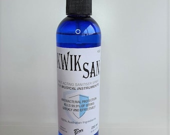 KWIK SAN Sanitiser Spray for Musical Instruments 250ml
