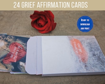 Grief Affirmation Cards | Sympathy Gift | Lost Loved One | Grief quotes, | Grief Gift | Grief care | Sorry for your loss