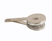 Custom Text Embossing Stamp Clip Insert. Personalized Monogram Embosser Seal. Custom Name And Initials. Company Seal For Business.