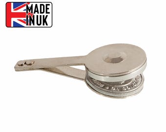 Custom Text Embossing Stamp Clip Insert: Personalized Monogram Embosser Seal