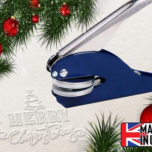 Disegni di goffratori per carta a tema natalizio Buon Natale. Babbo Natale Pupazzo di neve Saluto stagionale. Pressa per goffratura Rudolph Renna