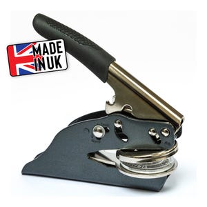 Personalised company name and seal embosser. Custom embossing stamp. document embosser. certificate embosser. Personalised Business embosser