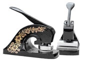 Address Embosser, Executive Paper Embosser, Company Stamp, Antique Look, All Metal Embossing Plates, Custom Made In The UK