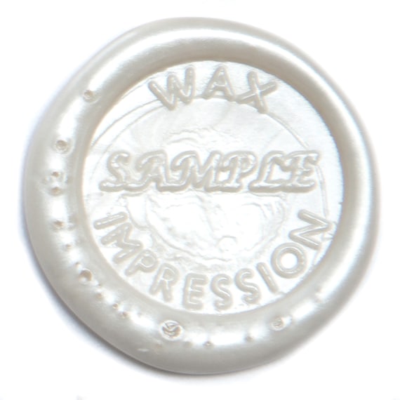 Vegan Pearl White Sealing Wax (Glue Gun Stick Only)