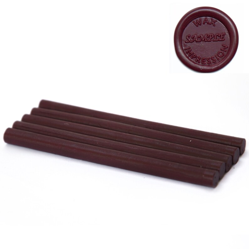 Vegan Burgundy Sealing Wax gluegun Stick Etsy UK