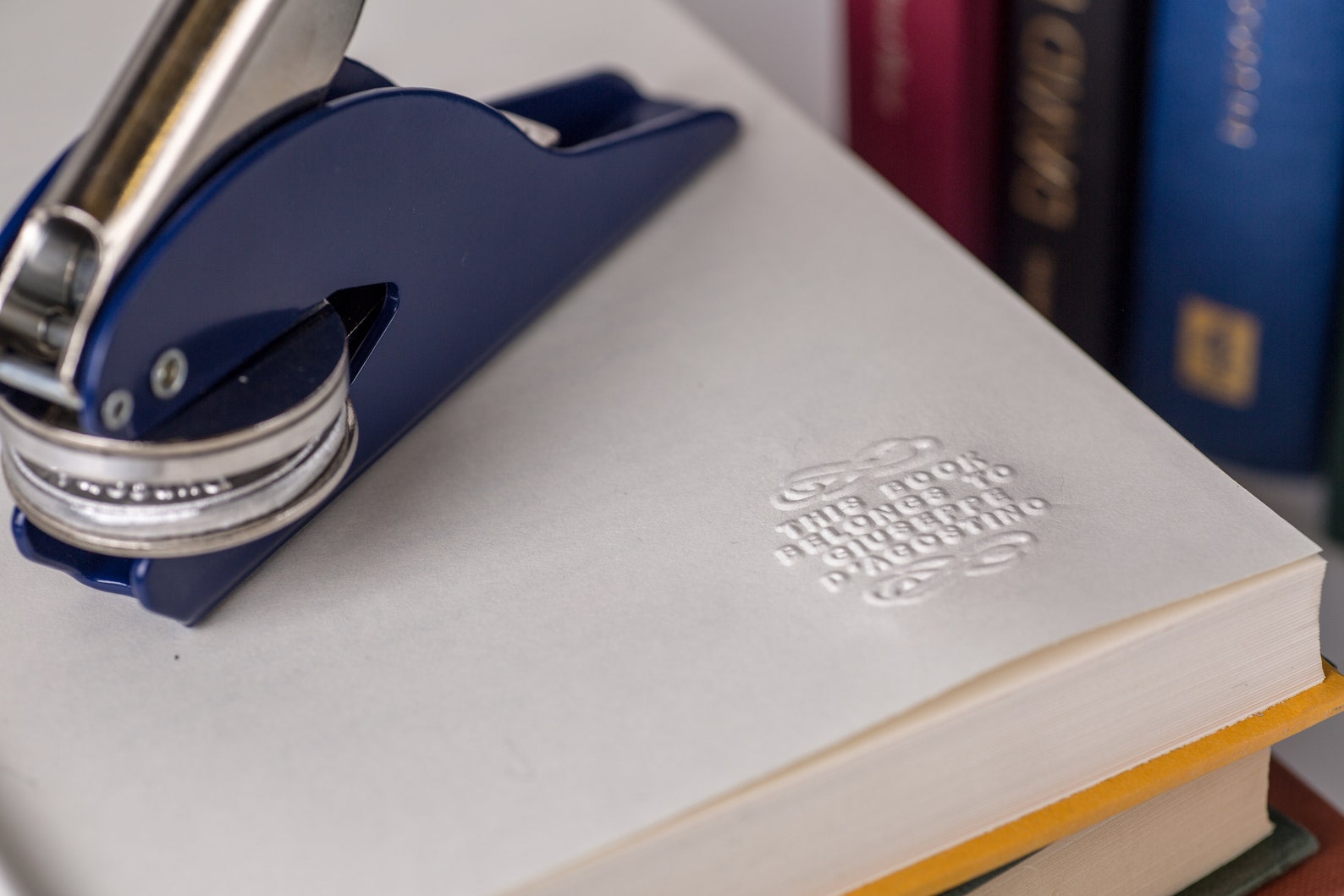 Library Book Embossing Stamp Clip Insert you Need Our Etsy UK