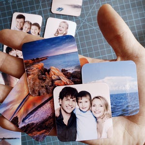 2x2 Photo magnets 50x50mm Customised square photo fridge magnets made from your own pictures. image 3