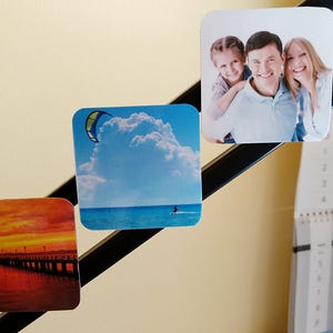 2x2 Photo magnets 50x50mm Customised square photo fridge magnets made from your own pictures. image 4