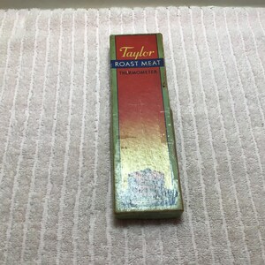 Taylor Roast Meat Thermometer With Skewer In The Original Box 1950&#39;s