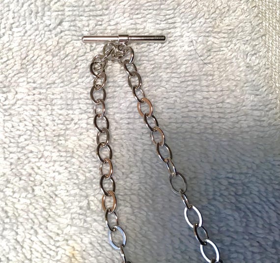 Silver Double Strand Toggle Lobster Closures By O… - image 8