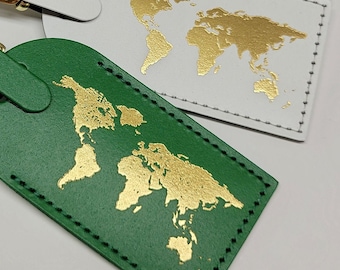 Baggage Tag Arabesque Mosaic World Map Label Tag Address Holder Baggage Tag Arabesque Mosaic World Map Label Tag Address Holder