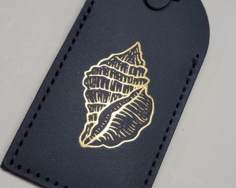 Conch Shell Luggage Tag - Gifts - Traveler - Wedding - Birthday & More! @CurrysLeather