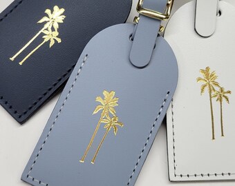2pcs Luggage Tags PU Leather Tags Suitcase Labels Travel Bag With Privacy Cover Beautiful Tropical Flowers Cartoon Sloth Creative Pattern Printing 2pcs Luggage Tags PU Leather Tags Suitcase Labels Travel Bag With Privacy Cover Beautiful Tropical Flowers Cartoon Sloth Creative Pattern Printing