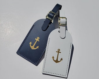 Anchor Luggage Tag - Gifts - Traveler - Wedding - Birthday & More! @CurrysLeather