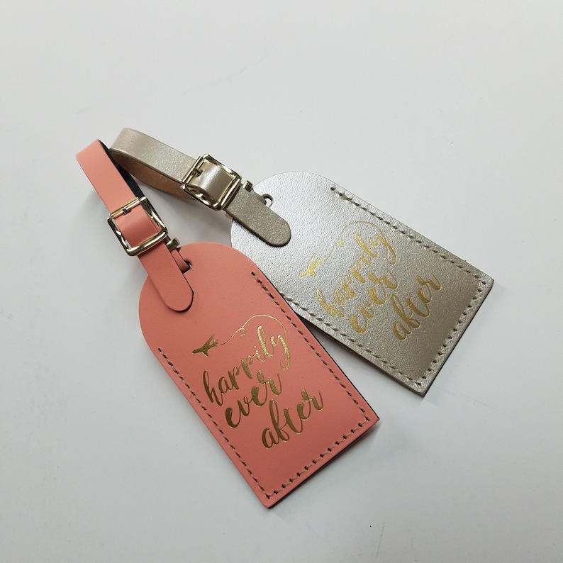 NEW Fly Away to Happily Ever After Luggage Tags Made by Etsy