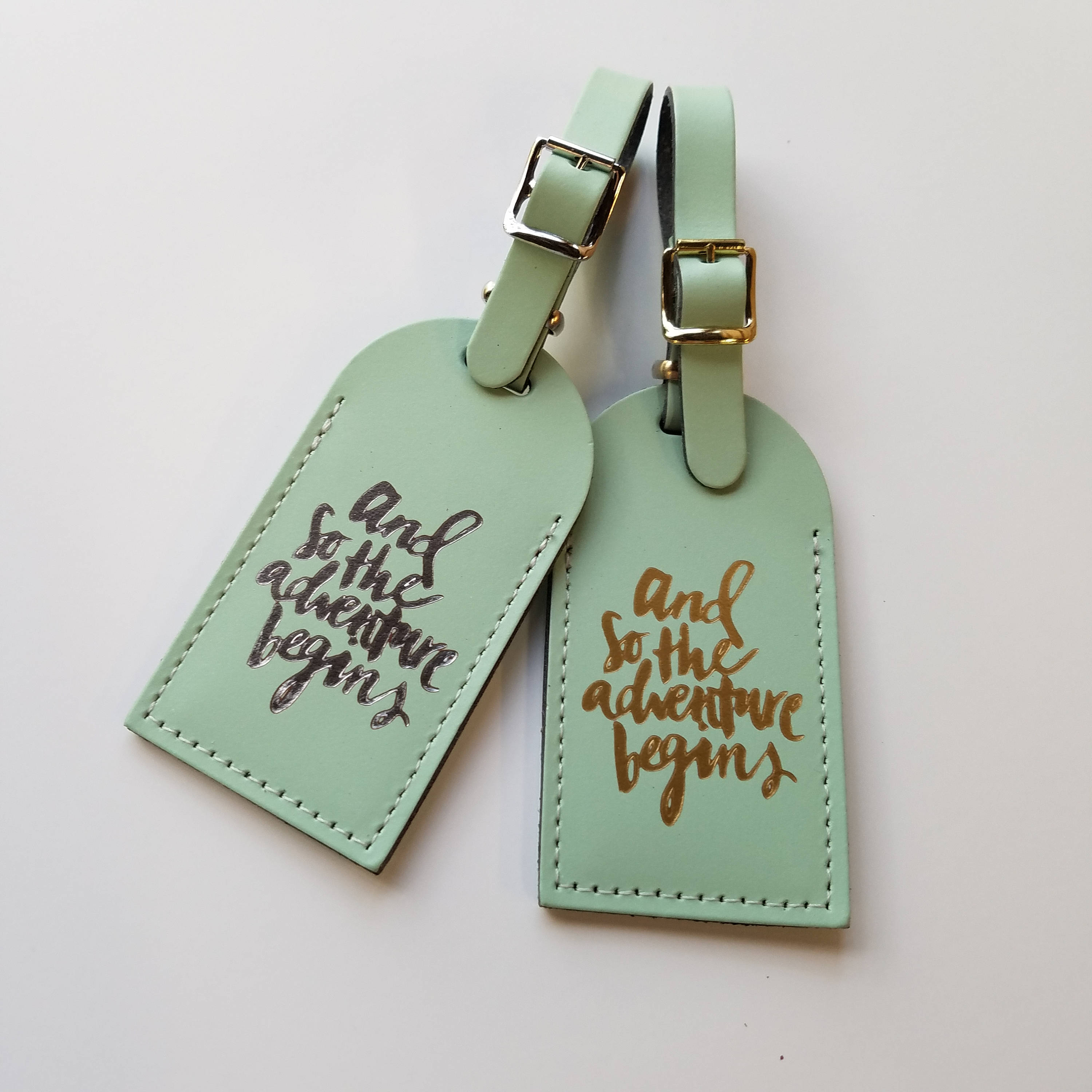 And so the adventure begins Luggage Tag Gifts Traveler Etsy