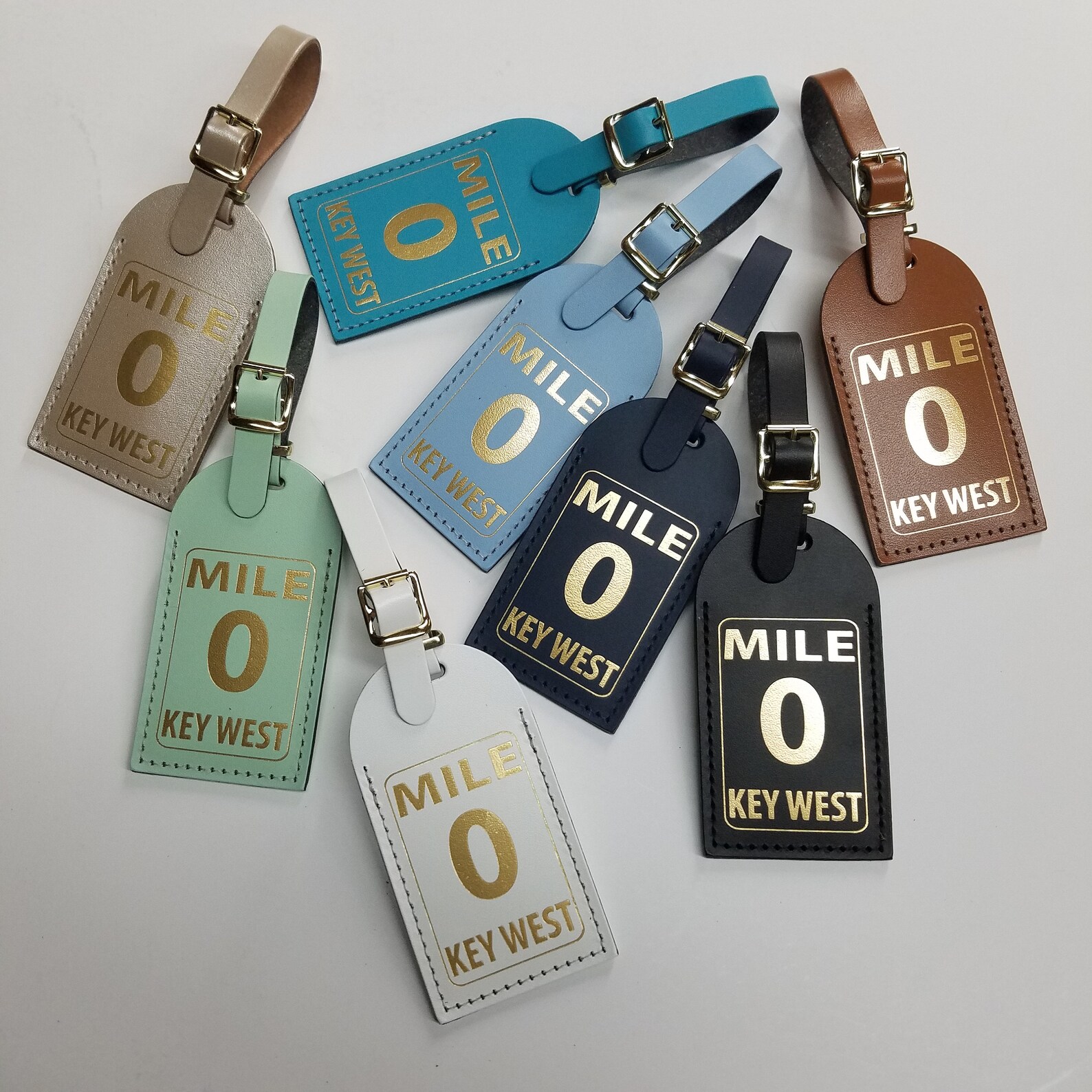 MILE 0 Key West Luggage Tag Gifts Traveler Wedding Etsy