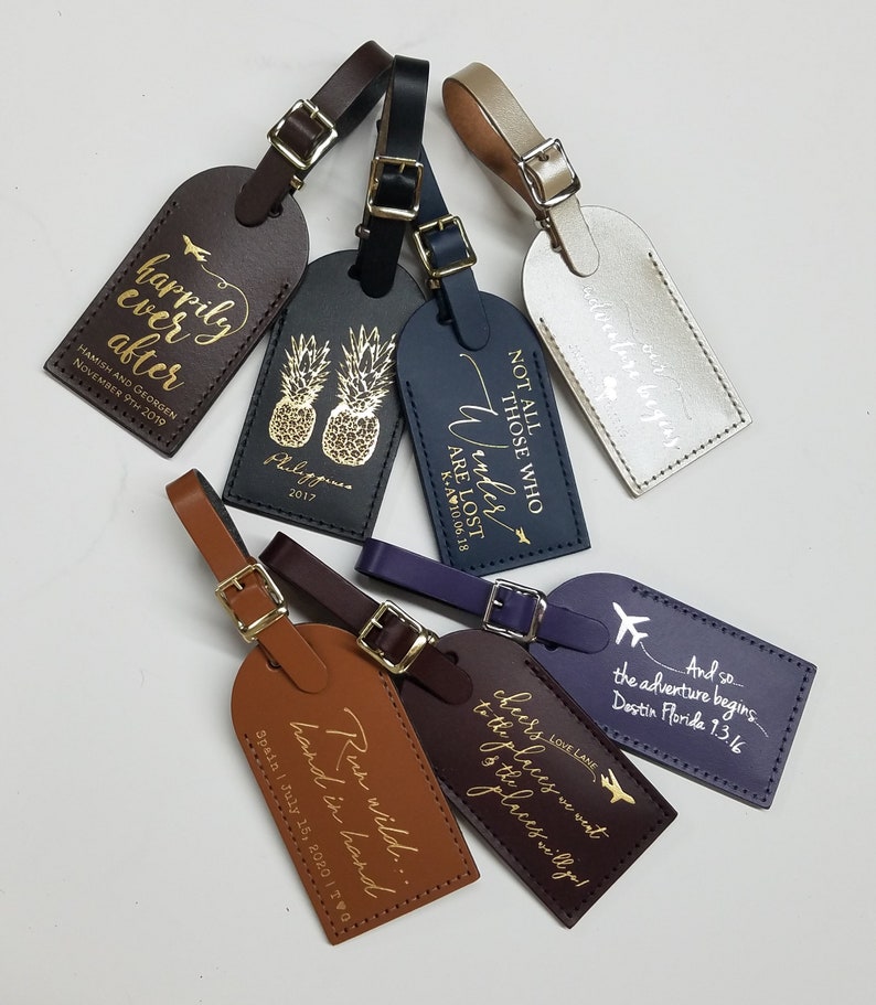 Custom Luggage Tags Company Logos Event Tags Made in the Etsy