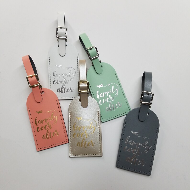 NEW Fly Away to Happily Ever After Luggage Tags Made by Etsy