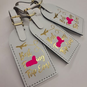 Best F* Trip Ever!  Luggage Tags Made by @CurrysLeather