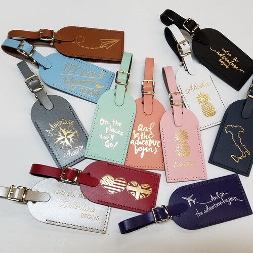 STANDARD Design BULK Order Wedding Favor Luggage Tags Party Etsy