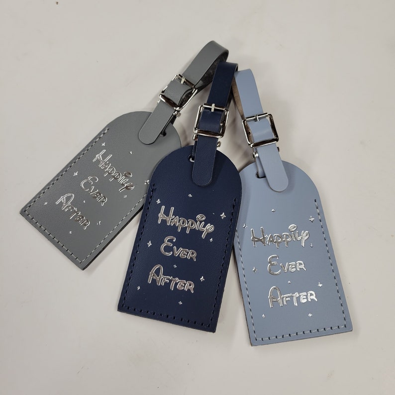 Happily Ever After in Disney Luggage Tags Made by CurrysLeather image 7