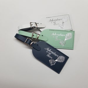 Adventure is Out There Disney UP Luggage Tag Gifts Traveler Wedding Birthday Shower & More Made in Massachusetts image 6