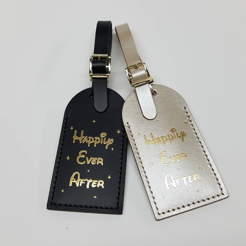 Happily Ever After in Disney Luggage Tags Made by CurrysLeather image 4