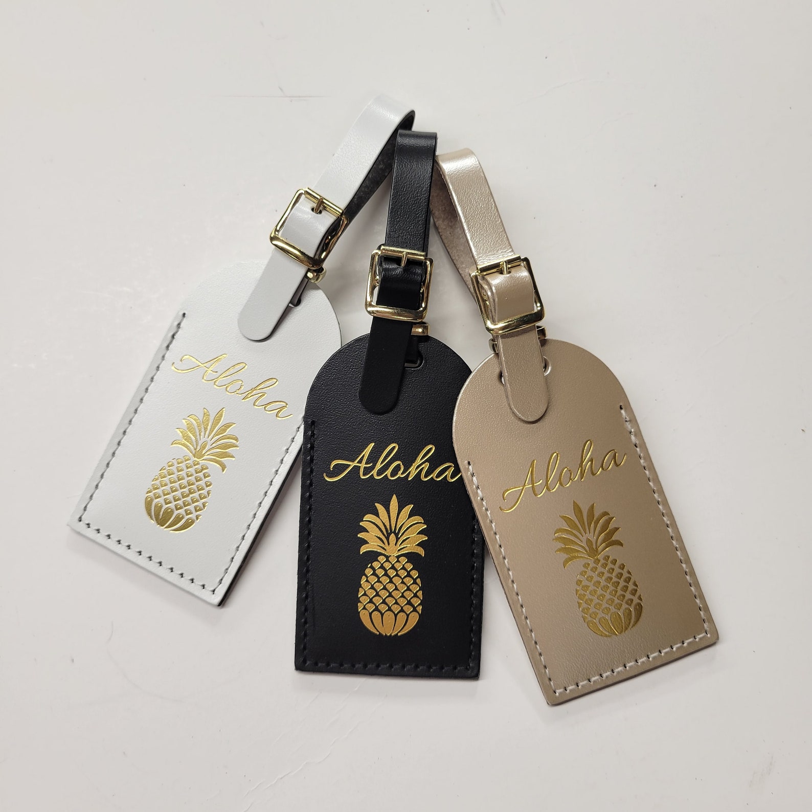 Aloha Pineapple Luggage Tag Gifts Traveler Wedding Etsy