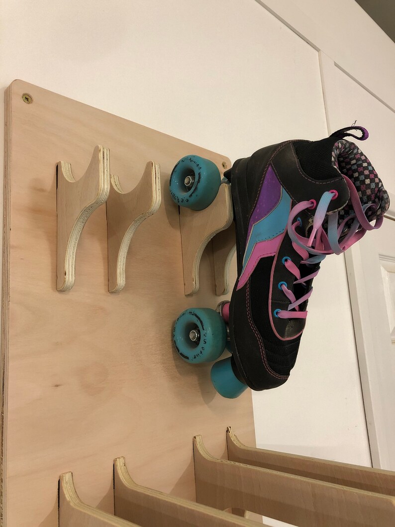 Inline Skate Roller Skate Rack. Holds 4 Pairs Etsy