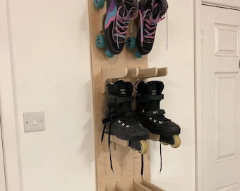 Inline / Roller Skate Rack. Holds 4 Pairs