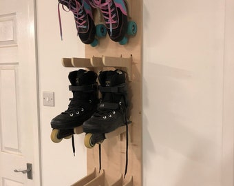 Inline / Roller Skate Rack. Holds 4 Pairs