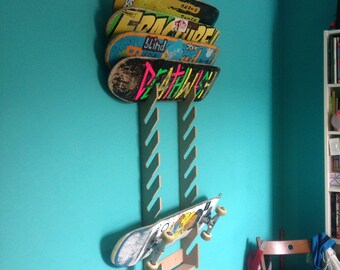 Skateboard Rack. Holds up to 12 board.