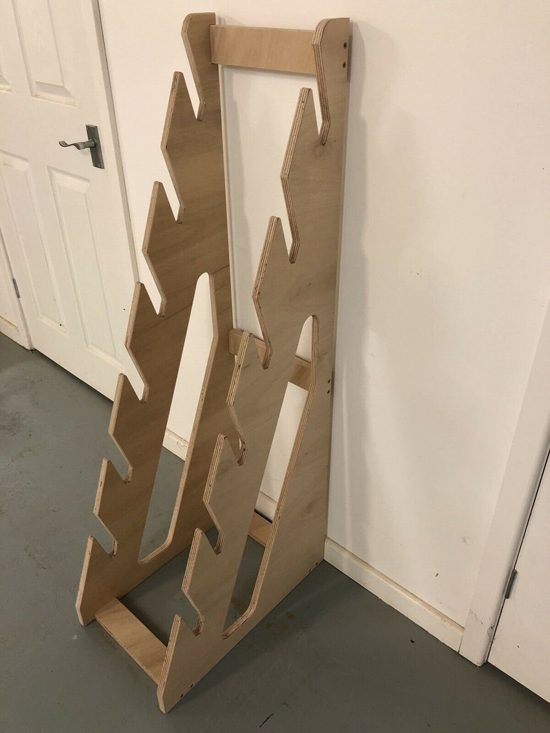 Free Standing Skateboard Rack Holds 6 Decks image 3