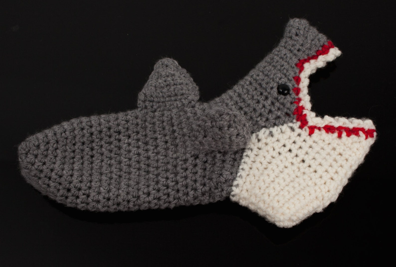 Women's Shark Socks CROCHET Pattern INSTANT DOWNLOAD pdf Etsy