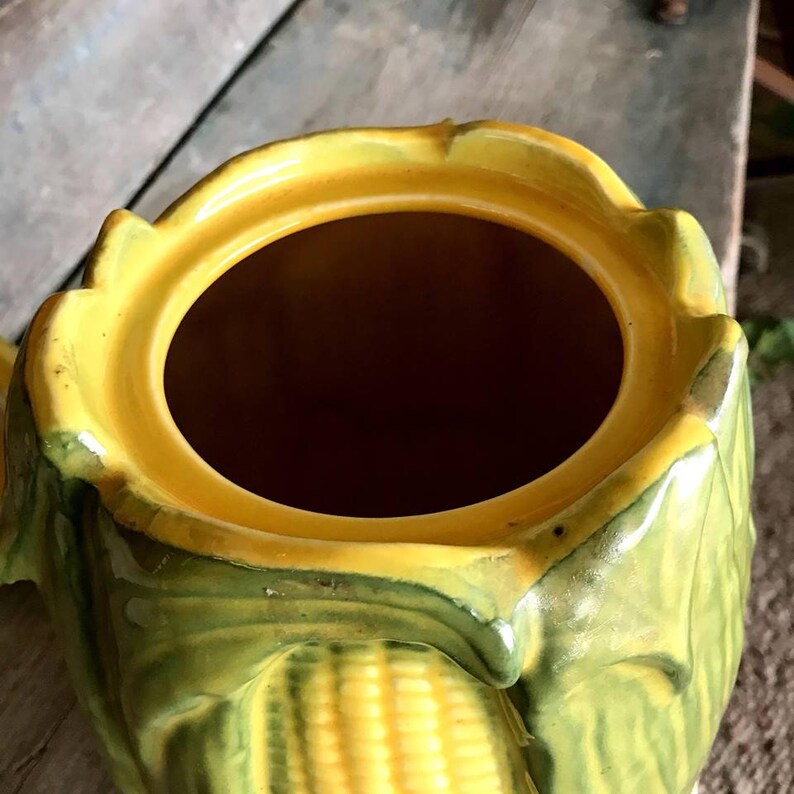 Shawnee Corn King Cookie Jar Vintage Corn Cookie Jar Marked Etsy