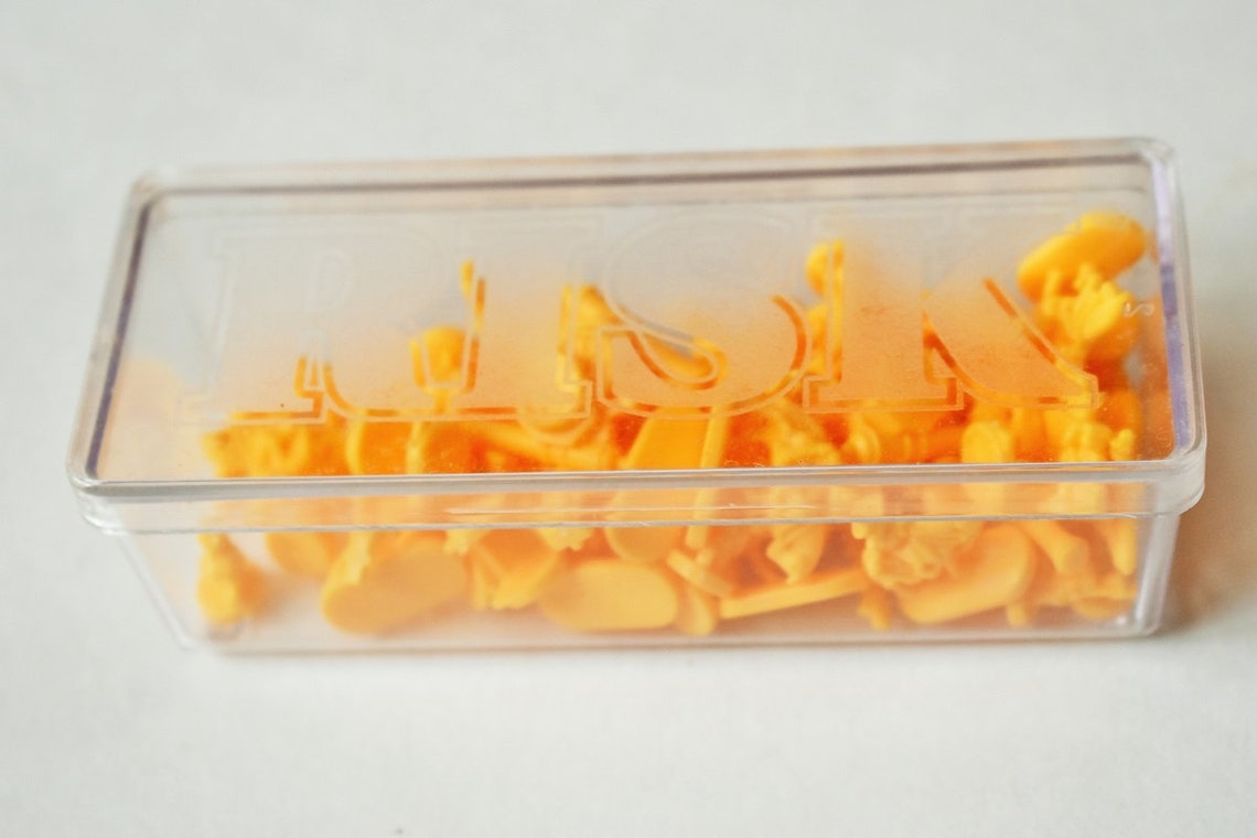 Risk game piecesVintage game piecesYellow Risk menRisk Etsy