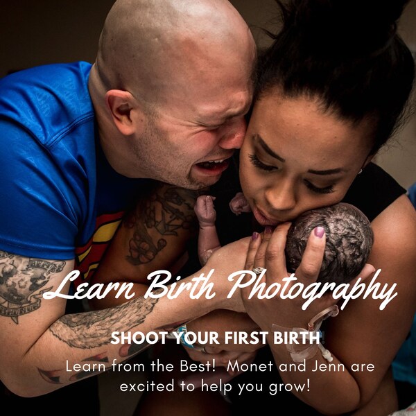 How to Photograph Your First Birth - For Birth Photographers, Birth Doulas, Birth Workers. Being on Call, shot list, learn flash, more!