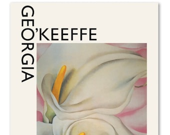 Georgia O’Keefe, Original Gallery, Museum Exhibition Poster, 2002, Lilies