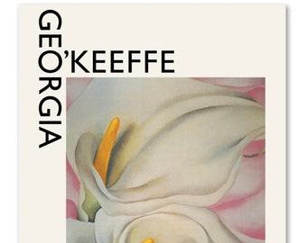 Georgia O’Keefe, Original Gallery, Museum Exhibition Poster, 2002, Lilies