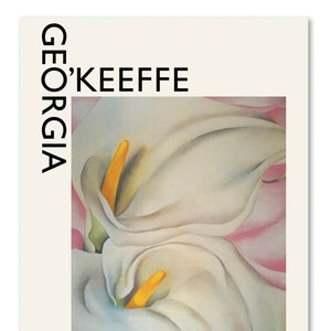 Georgia O’Keefe, Original Gallery, Museum Exhibition Poster, 2002, Lilies