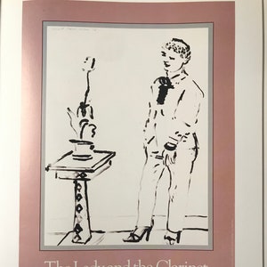 David Hockney , Hockney Posters , David Hockney Poster , Hockney Print , Genuine Lithographic Mini Poster 14x10 inches Exhibition Poster