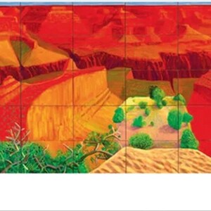 David Hockney Poster A Closer Grand Canyon Large Original gallery exhibition poster