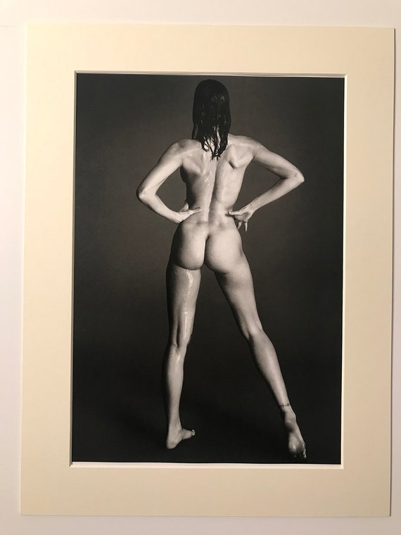 MATURE CONTENT Stephanie Seymour Nude Original Lithograph Print Matted and ...